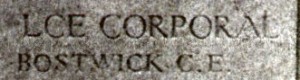 Bostwick CE name