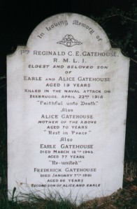 Gatehouse headstone